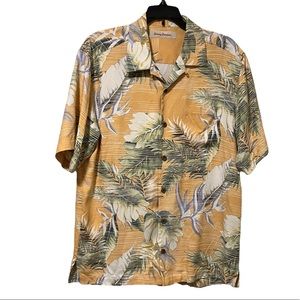 Tommy Bahama Silk Floral Hawaiian Shirt